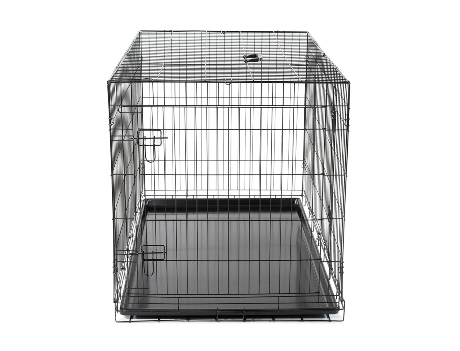 Draadkooi Opvouwbaar Classic Zwart 122x75x81cm 6 Draadkooi Opvouwbaar Classic Zwart 122x75x81cm - Afbeelding 4