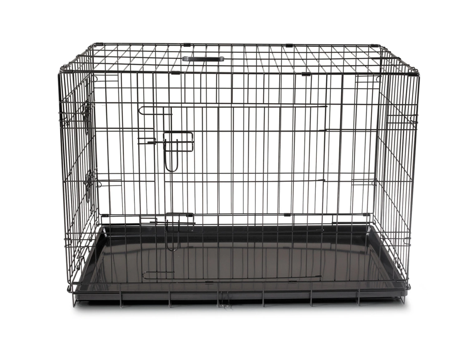 Draadkooi Opvouwbaar Classic Zwart 93x58x64cm 6 Draadkooi Opvouwbaar Classic Zwart 93x58x64cm - Afbeelding 4