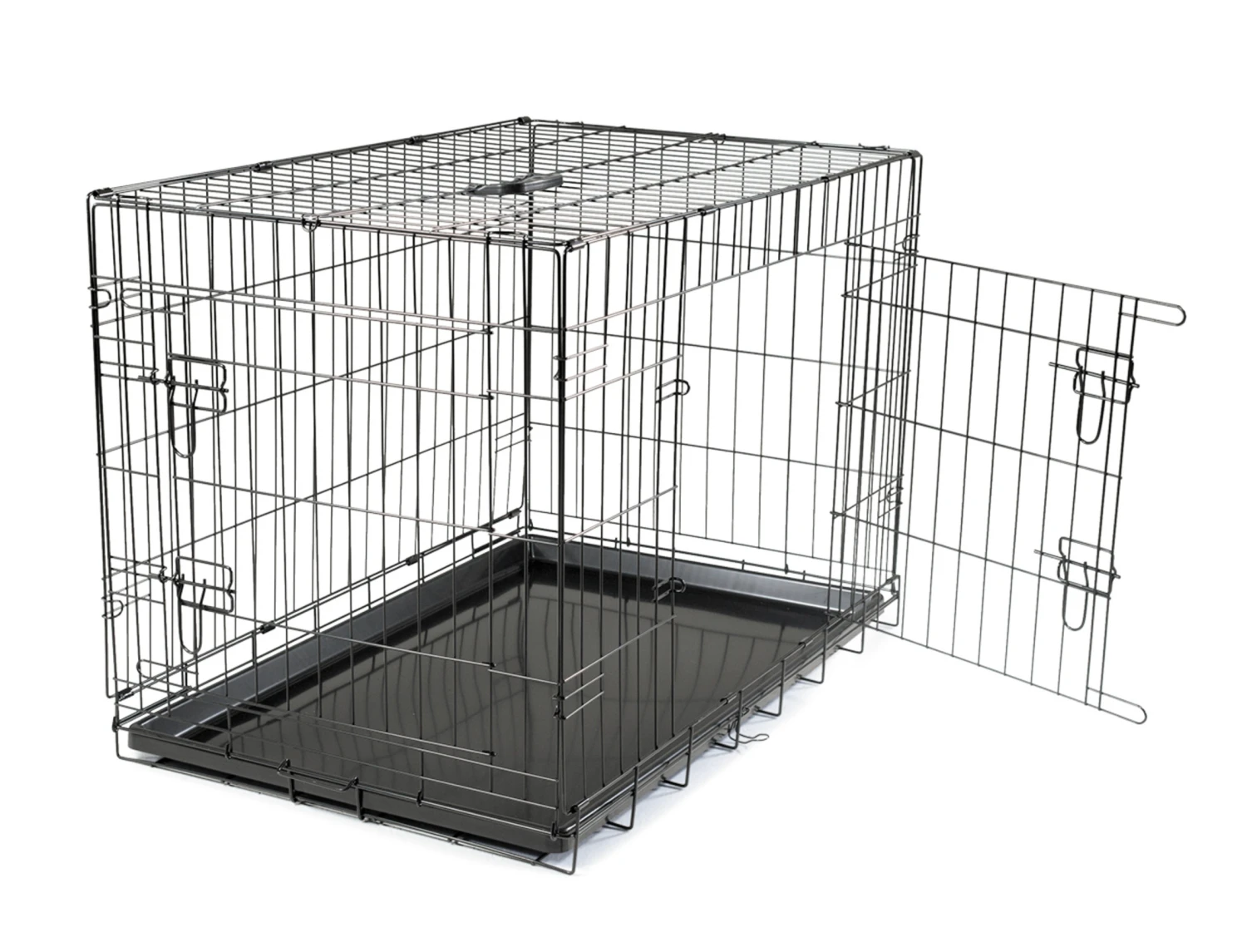 Draadkooi Opvouwbaar Classic Zwart 93x58x64cm 5 Draadkooi Opvouwbaar Classic Zwart 93x58x64cm - Afbeelding 3