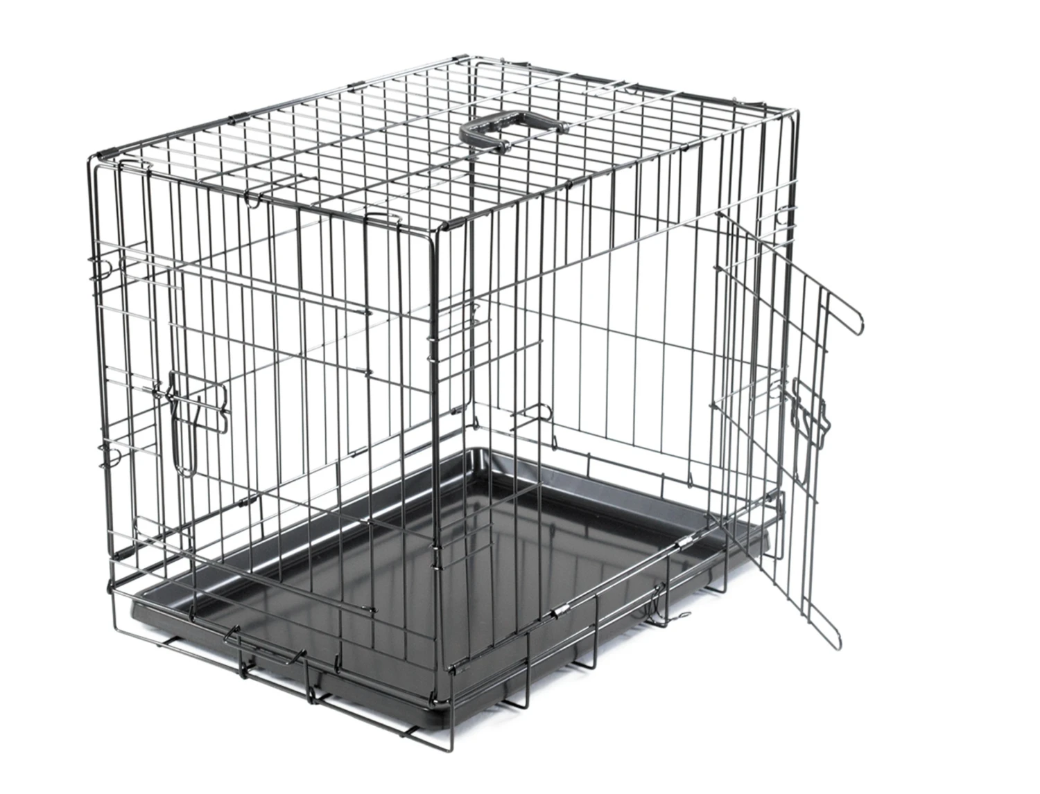 Draadkooi Opvouwbaar Classic Zwart 63x44x50cm 8 Draadkooi Opvouwbaar Classic Zwart 63x44x50cm - Afbeelding 6