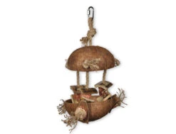 Speelgoed Vogel Kokos Bamboe 36cm