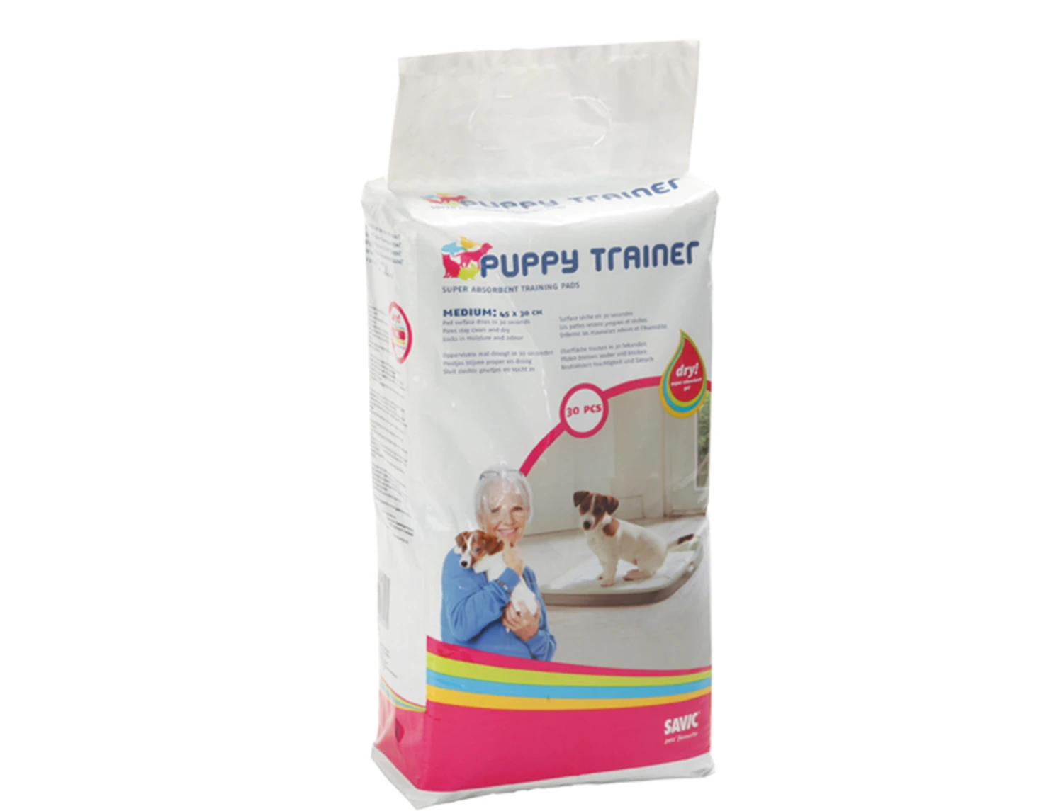 Savic Puppy Trainer Pads M 45x30cm (30) 3 Savic Puppy Trainer Pads M 45x30cm (30)