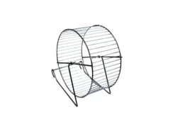 Hamster Wiel Metaal/chroom 12cm