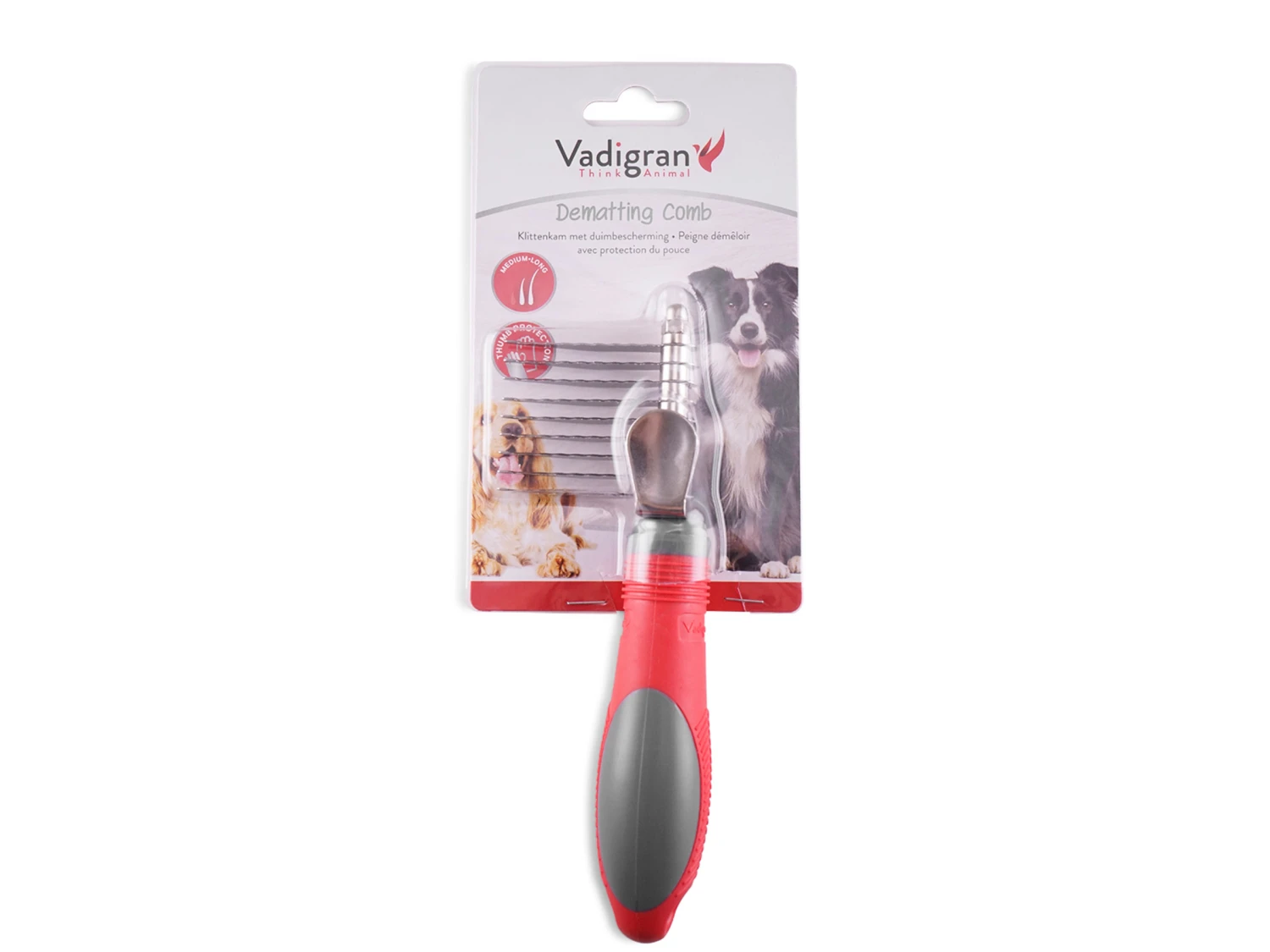 Klittenkam Met Duimbescherming 4 Klittenkam Met Duimbescherming - Afbeelding 2