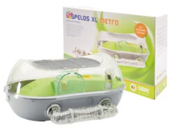 Savic Hamsterkooi Spelos Metro Xl Antraciet 59x37x26cm