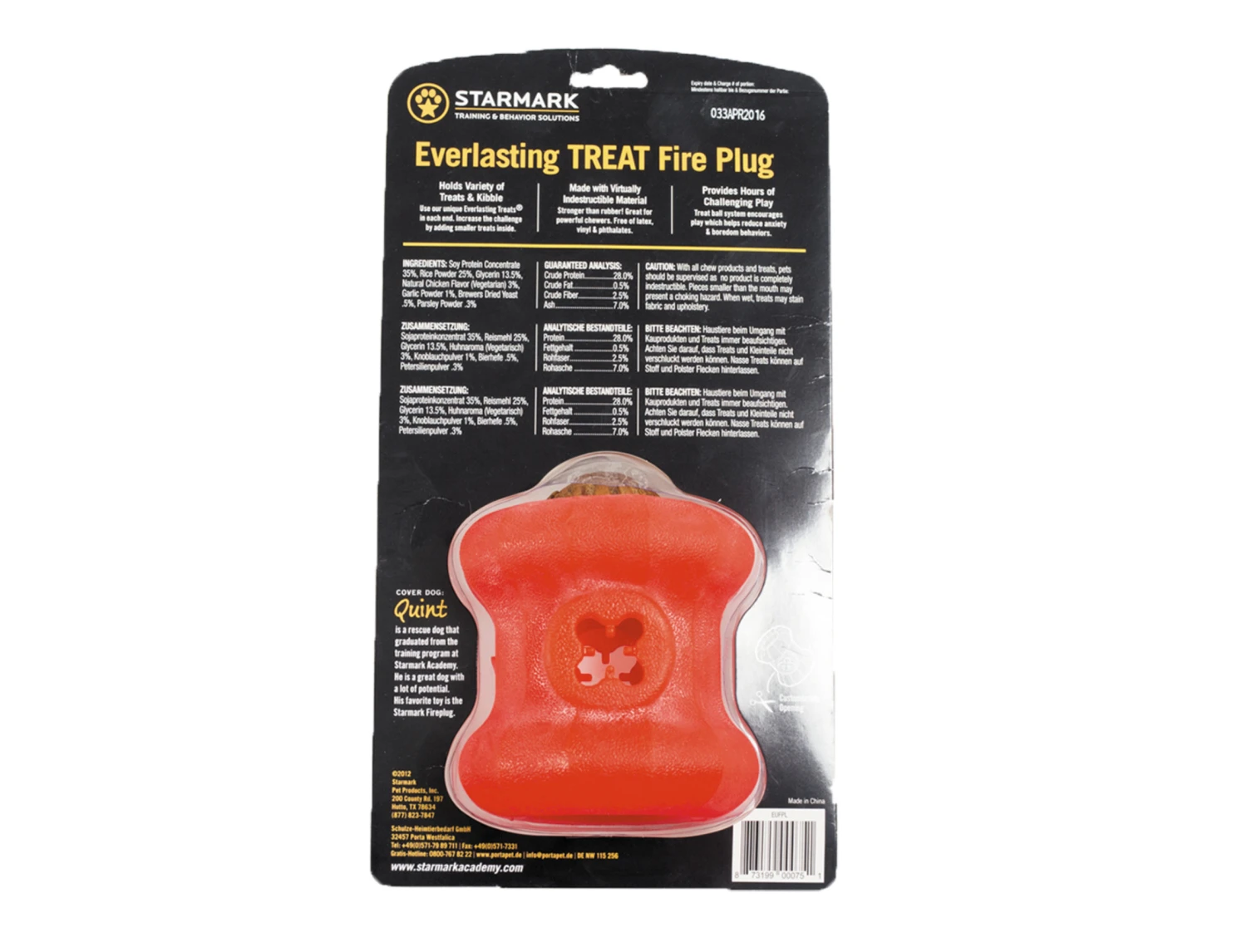 Starmark Everlasting Treat Fire Plug Ø 11x13cm L 4 Starmark Everlasting Treat Fire Plug Ø 11x13cm L - Afbeelding 2