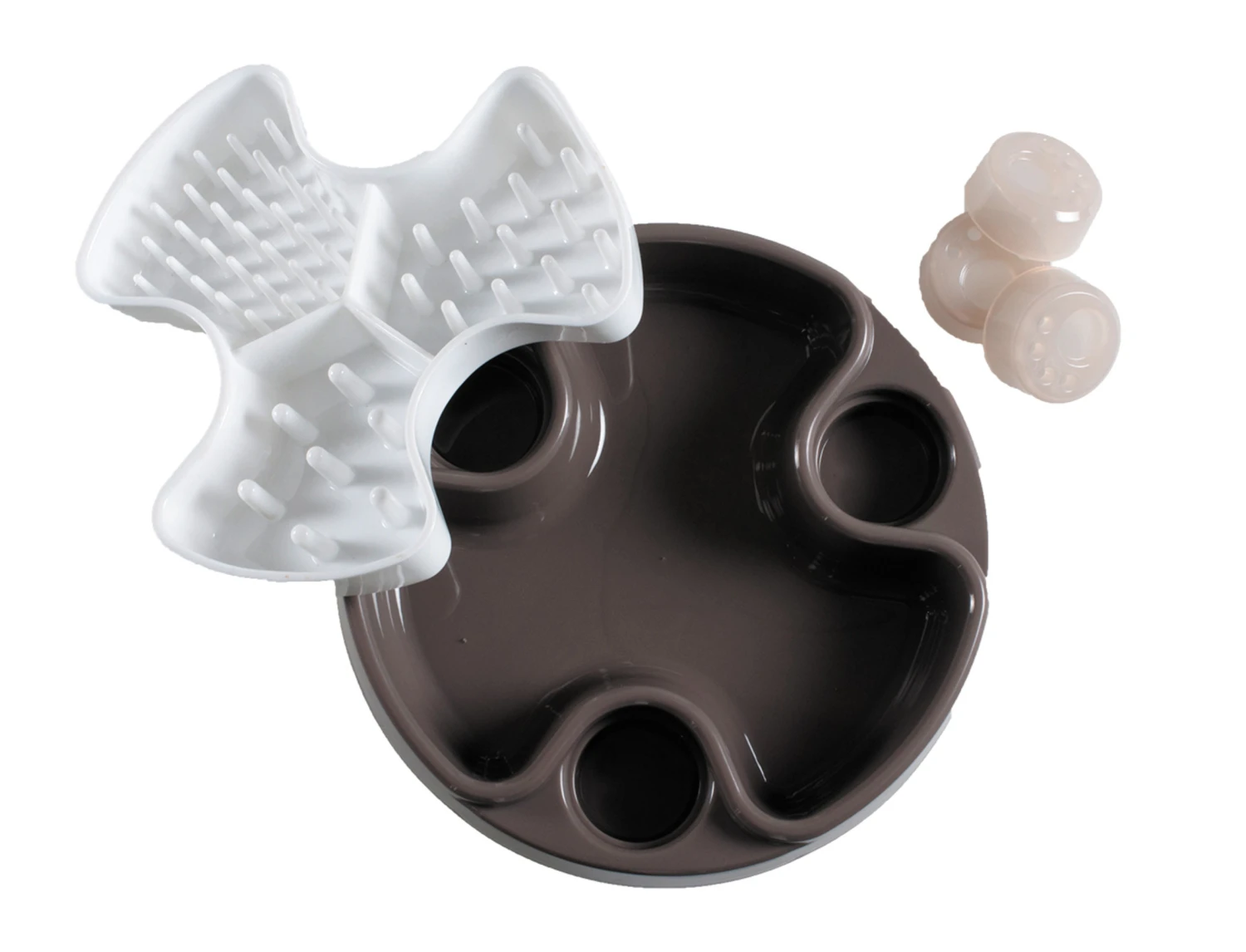 Educatieve Eetpot Brain Bruin 24cm 4 Educatieve Eetpot Brain Bruin 24cm - Afbeelding 2