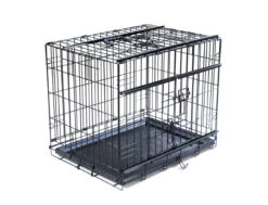 Draadkooi Opvouwbaar Premium Zwart 63x44x50cm