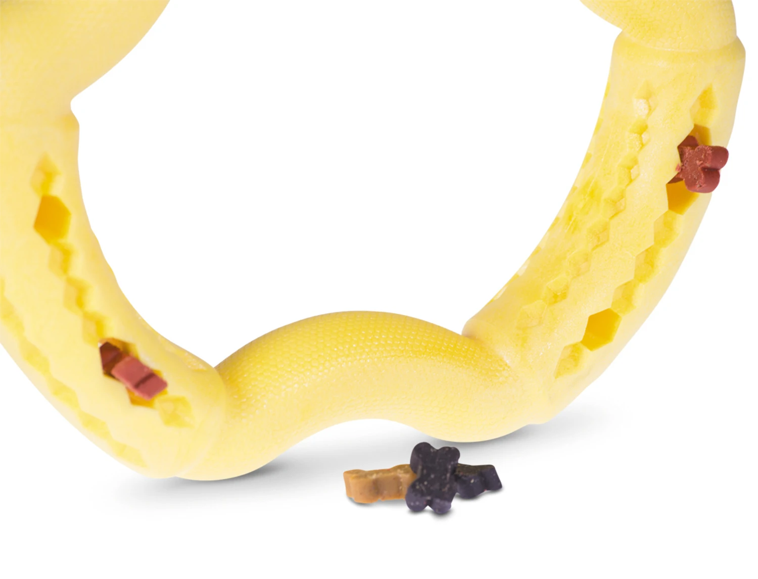 Speelgoed Hond TPR Ring Yellow Vanilla 21cm 8 Speelgoed Hond TPR Ring Yellow Vanilla 21cm - Afbeelding 6