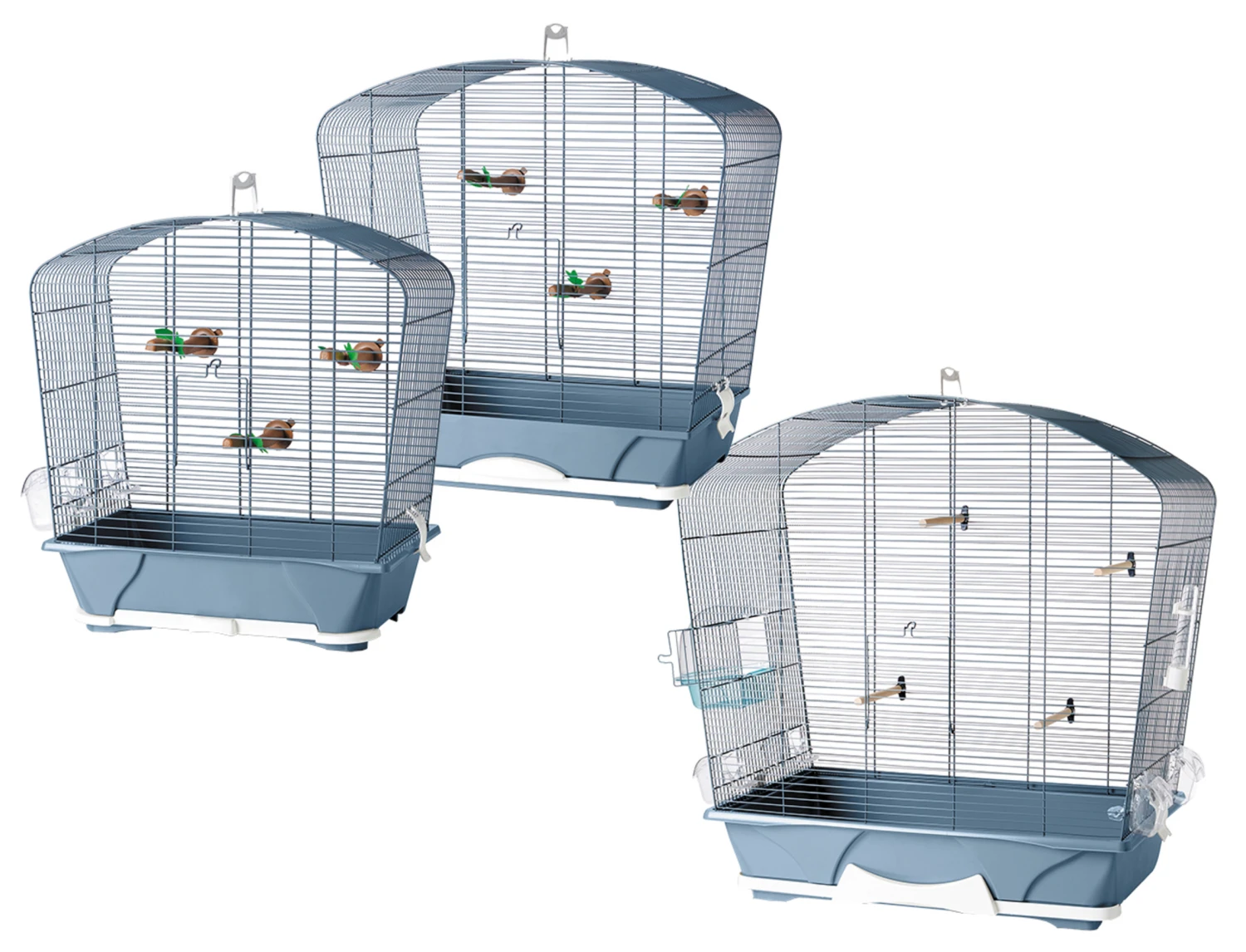 Savic Kooi Kleine Vogel Louise 40 Bluestone 53x32x55cm 4 Savic Kooi Kleine Vogel Louise 40 Bluestone 53x32x55cm - Afbeelding 2