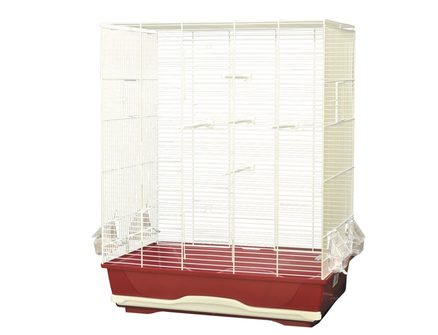 Kooi Kleine Vogel Ambra Wit/oud Roze56,5×36,5x74cm 3 Kooi Kleine Vogel Ambra Wit/oud Roze56,5×36,5x74cm