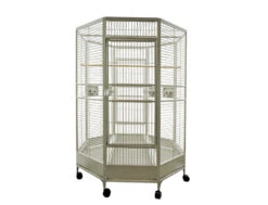 Kooi Papegaai Zany Beige 132x132x185cm L (3 Box)