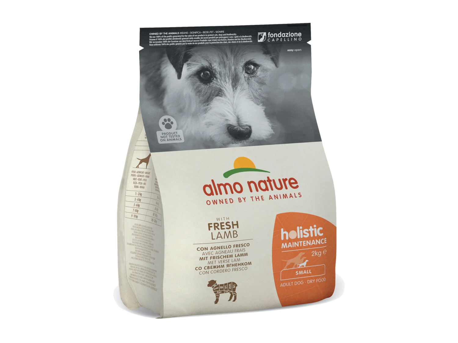 Almo Nature HOL Dogs 2Kg XS-S Lam En Rijst 3 Almo Nature HOL Dogs 2Kg XS-S Lam En Rijst