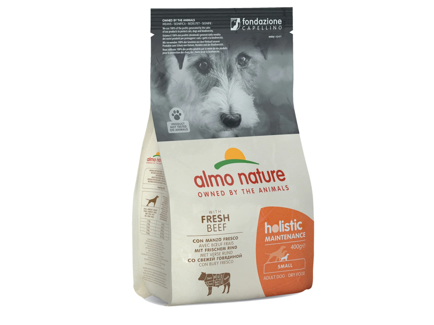 Almo Nature HOL Dogs 400g XS-S Rund En Rijst 3 Almo Nature HOL Dogs 400g XS-S Rund En Rijst