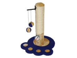 Kattenklim Pooky Blauw-beige 37x37x47 cm