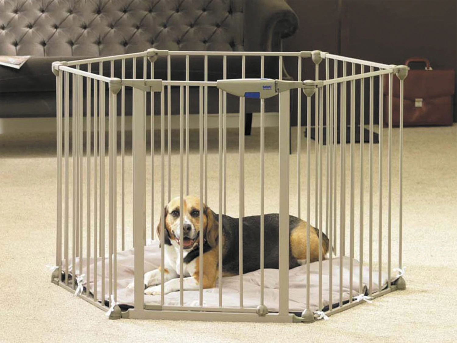 Savic Dog Park De Luxe Met Kussen 62x75cm (6p) 3 Savic Dog Park De Luxe Met Kussen 62x75cm (6p)