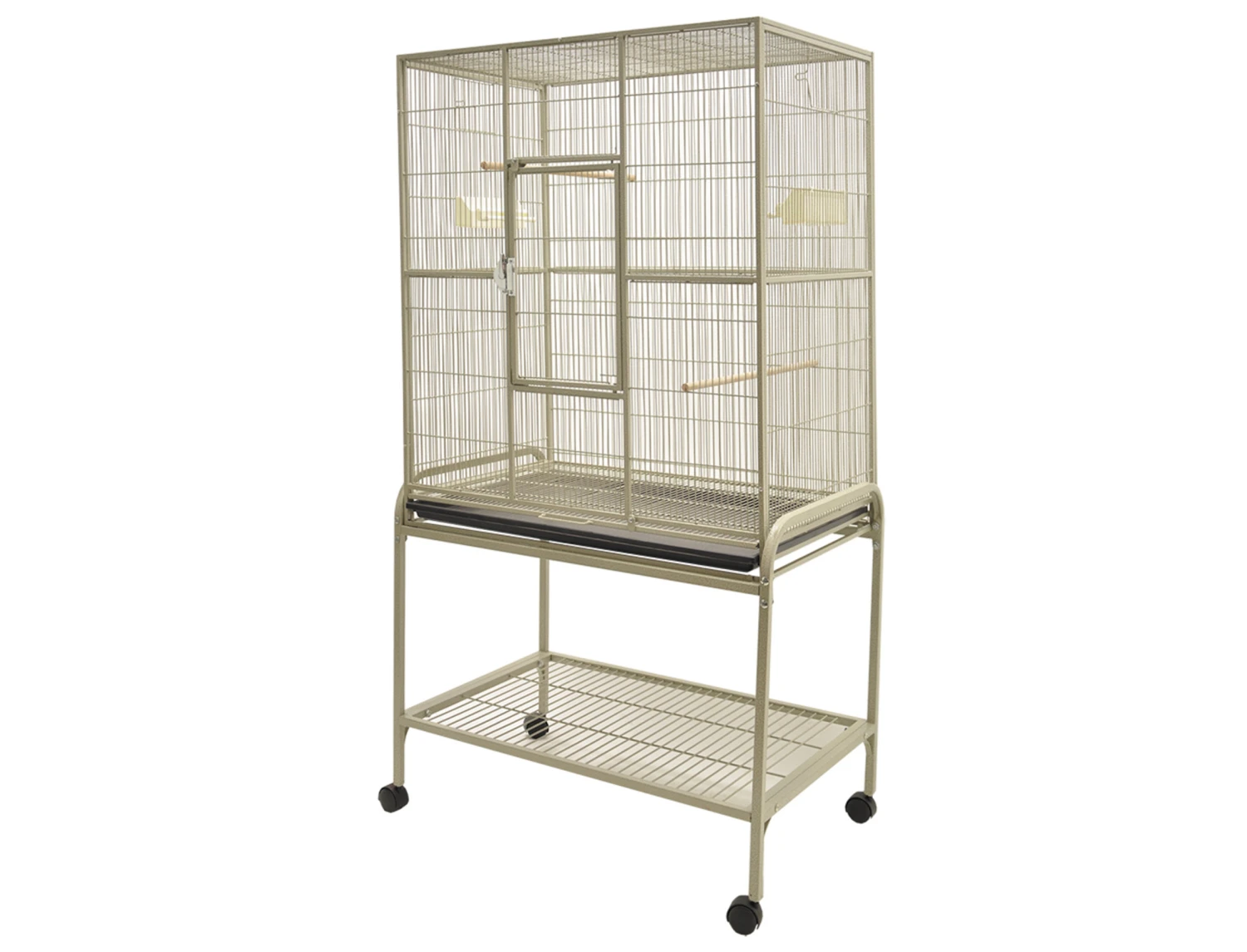 Kooi Kleine Papegaai Volare Beige 81x54x157cm 3 Kooi Kleine Papegaai Volare Beige 81x54x157cm