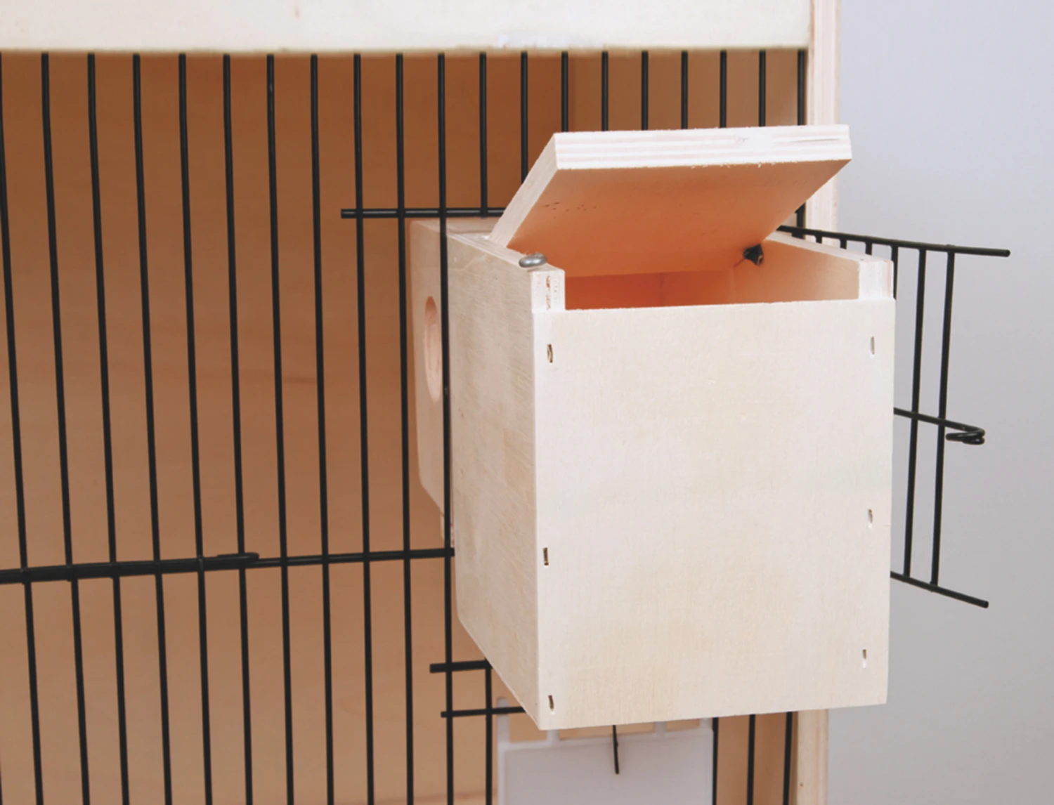 Merkloos Houten Nestkast Half Buiten 19,5x10x12cm 5 Merkloos Houten Nestkast Half Buiten 19,5x10x12cm - Afbeelding 3