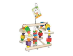 Speelgoed Vogel Work Out Fun Multikleur 36cm -Savic Winkel p6809 vad 14058 speelgoed vogel work out fun multikleur 36cm 1