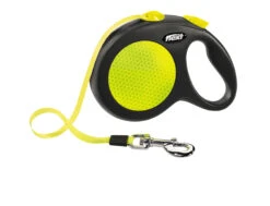 Flexi Neon Zwart/neon L (riem 5 M)