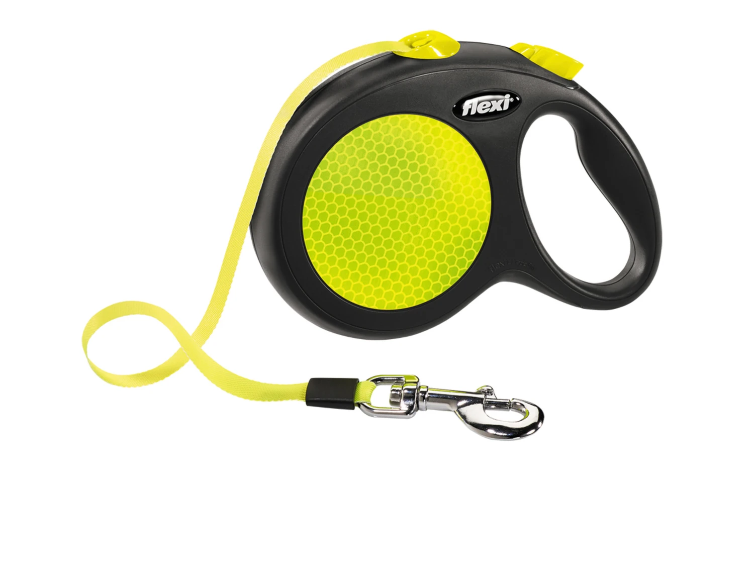 Flexi Neon Zwart/neon L (riem 5 M) 3 Flexi Neon Zwart/neon L (riem 5 M)