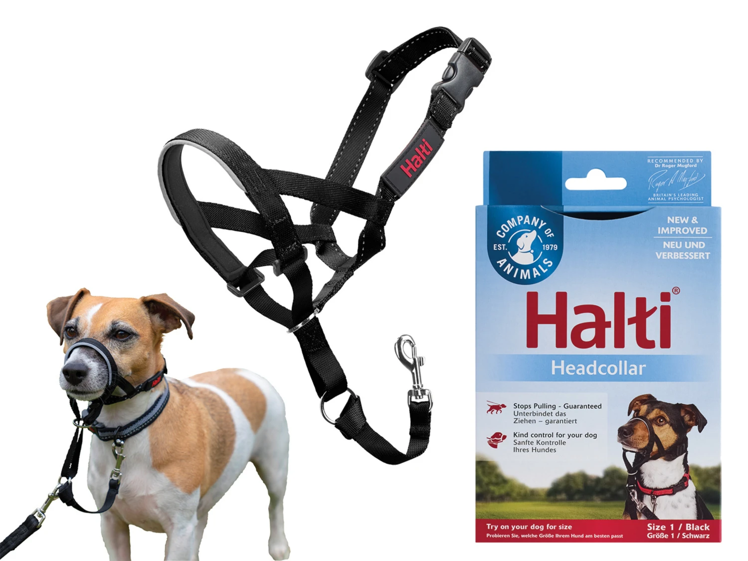 HALTI Headcollar Zwart 1 4 HALTI Headcollar Zwart 1 - Afbeelding 2