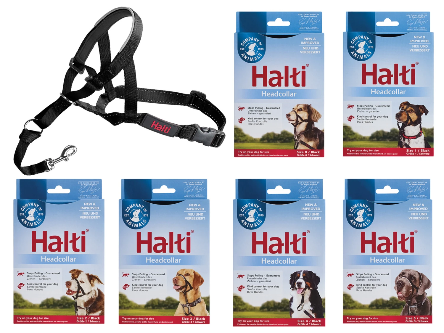 HALTI Headcollar Zwart 1 3 HALTI Headcollar Zwart 1