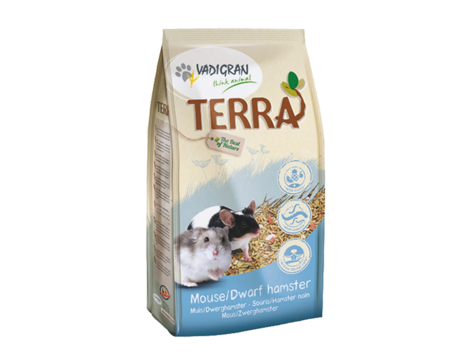 TERRA Muis & Dwerghamster 700 Gr 3 TERRA Muis & Dwerghamster 700 Gr