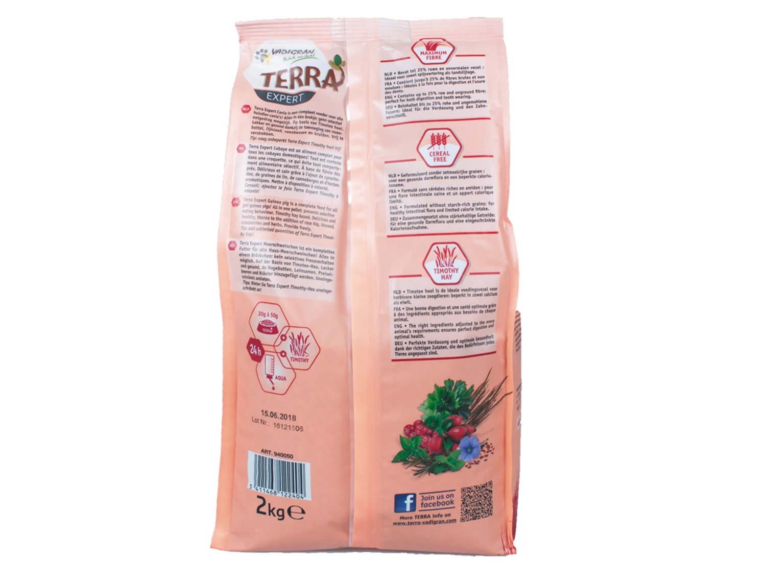 TERRA EXPERT Timotee Cavia 2kg 5 TERRA EXPERT Timotee Cavia 2kg - Afbeelding 3