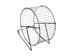 Hamster Wiel Metaal/chroom 15cm
