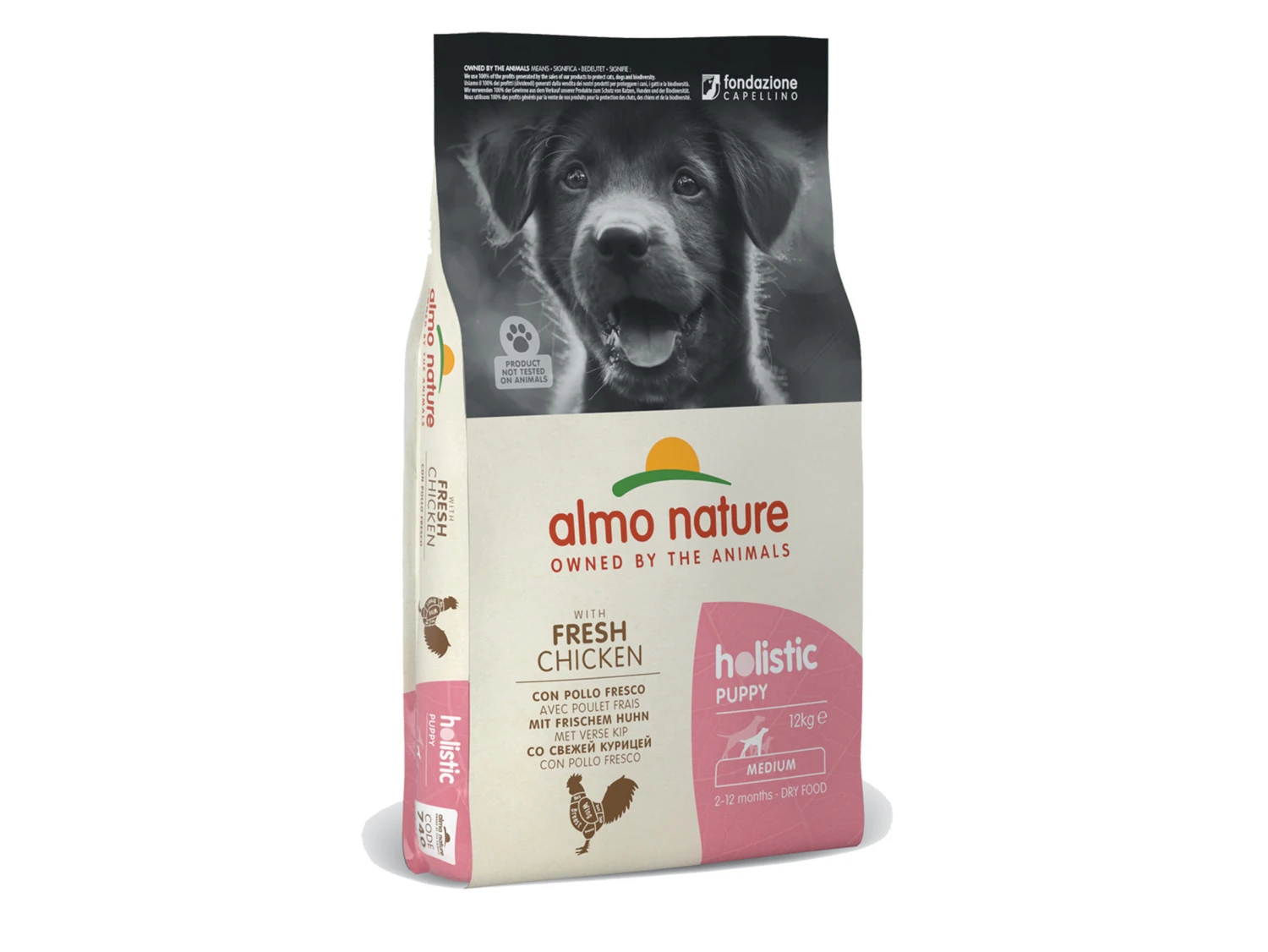 Almo Nature HOL Dogs 12Kg M Puppy – Kip En Rijst 3 Almo Nature HOL Dogs 12Kg M Puppy – Kip En Rijst