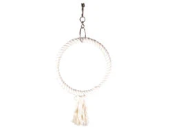 Speelgoed Vogel Klimring Katoen 14cm