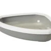 Savic Kattenbak Hoek Rincon Antraciet 58,5×45,5×12,5cm -Savic Winkel p8513 vad 13173 kattenbak hoek rincon grijswit 585x455x125cm 1