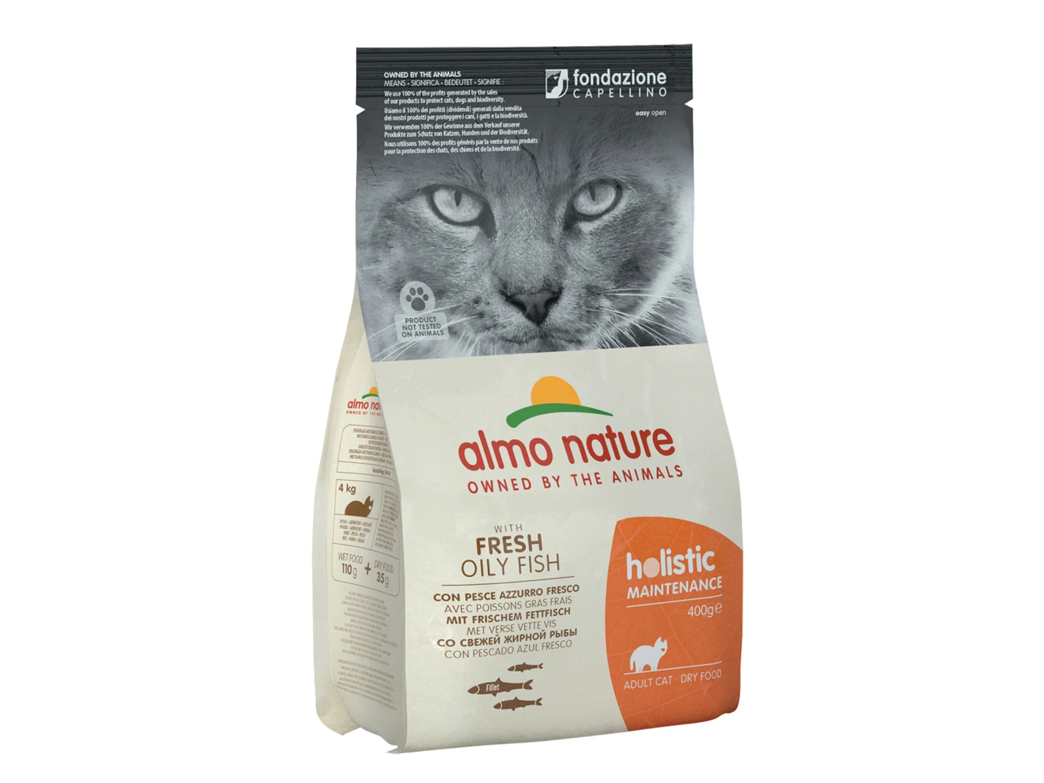 Almo Nature Holistic Cats 400g Verse Vette Vis En Rijst 3 Almo Nature Holistic Cats 400g Verse Vette Vis En Rijst