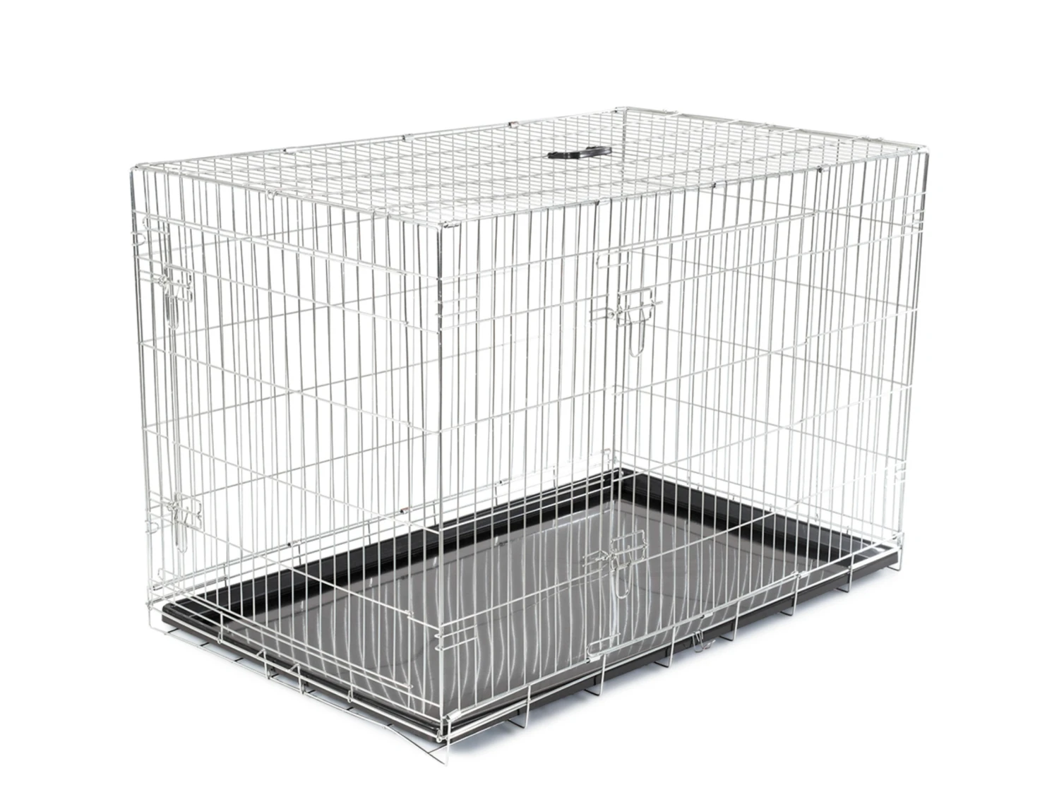 Draadkooi Opvouwbaar Classic Zilver 122x75x81cm 3 Draadkooi Opvouwbaar Classic Zilver 122x75x81cm