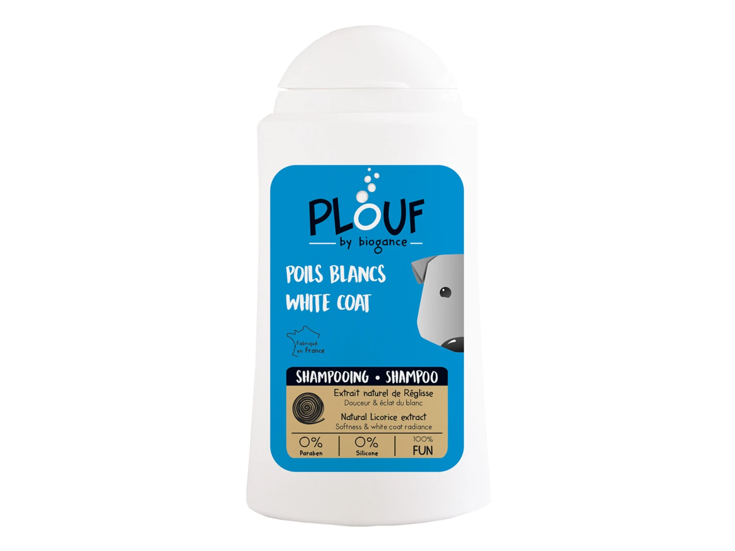 PLOUF Hond Witte Vacht Shampoo 200ml 3 PLOUF Hond Witte Vacht Shampoo 200ml