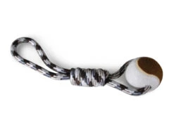 Katoenen Koord+tennisbal Bruin 440g 45cm