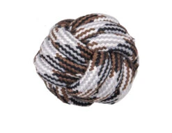 Katoenen Bal Bruin 280g Ø10,5cm