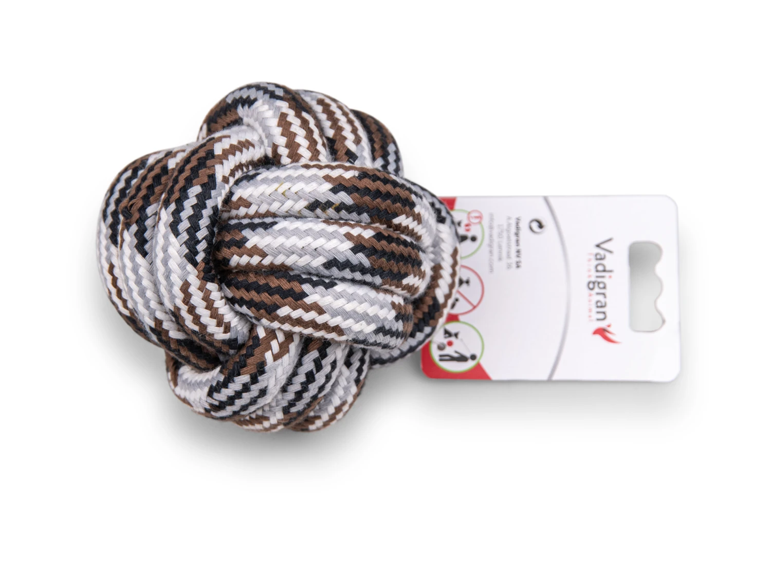 Katoenen Bal Bruin 280g Ø10,5cm 5 Katoenen Bal Bruin 280g Ø10,5cm - Afbeelding 3