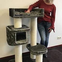 Krabpaal Devon Rex Taupe 3 Krabpaal Devon Rex Taupe