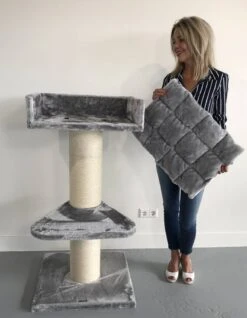 Krabpaal Maine Coon Lounge Light Grey 13 Krabpaal Maine Coon Lounge Light Grey -Savic Winkel p9919 rhr rhr0315 krabpaal maine coon lounge light grey 1