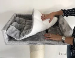 Krabpaal Maine Coon Lounge Light Grey 11 Krabpaal Maine Coon Lounge Light Grey -Savic Winkel p9922 rhr rhr0315 krabpaal maine coon lounge light grey 1