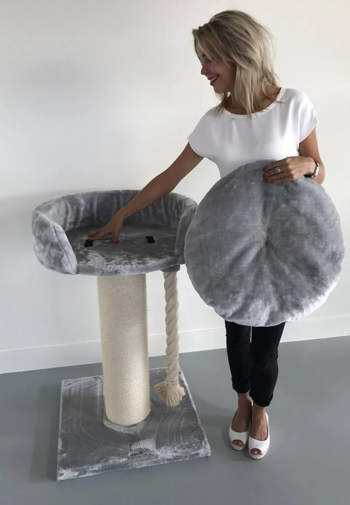 Krabpaal Chartreux Light Grey 5 Krabpaal Chartreux Light Grey - Afbeelding 3